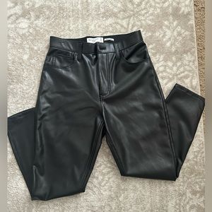 Curve love vegan leather pants size 28 short